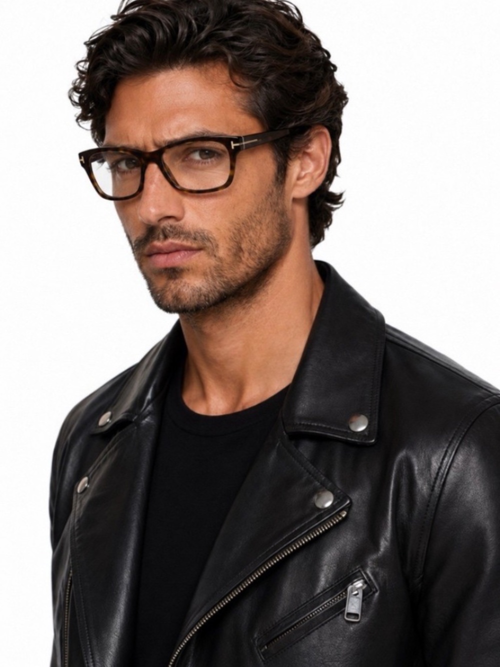 Tom Ford TF 5424 052 53 15 Eyeglasses Tortoise Brown Unisex